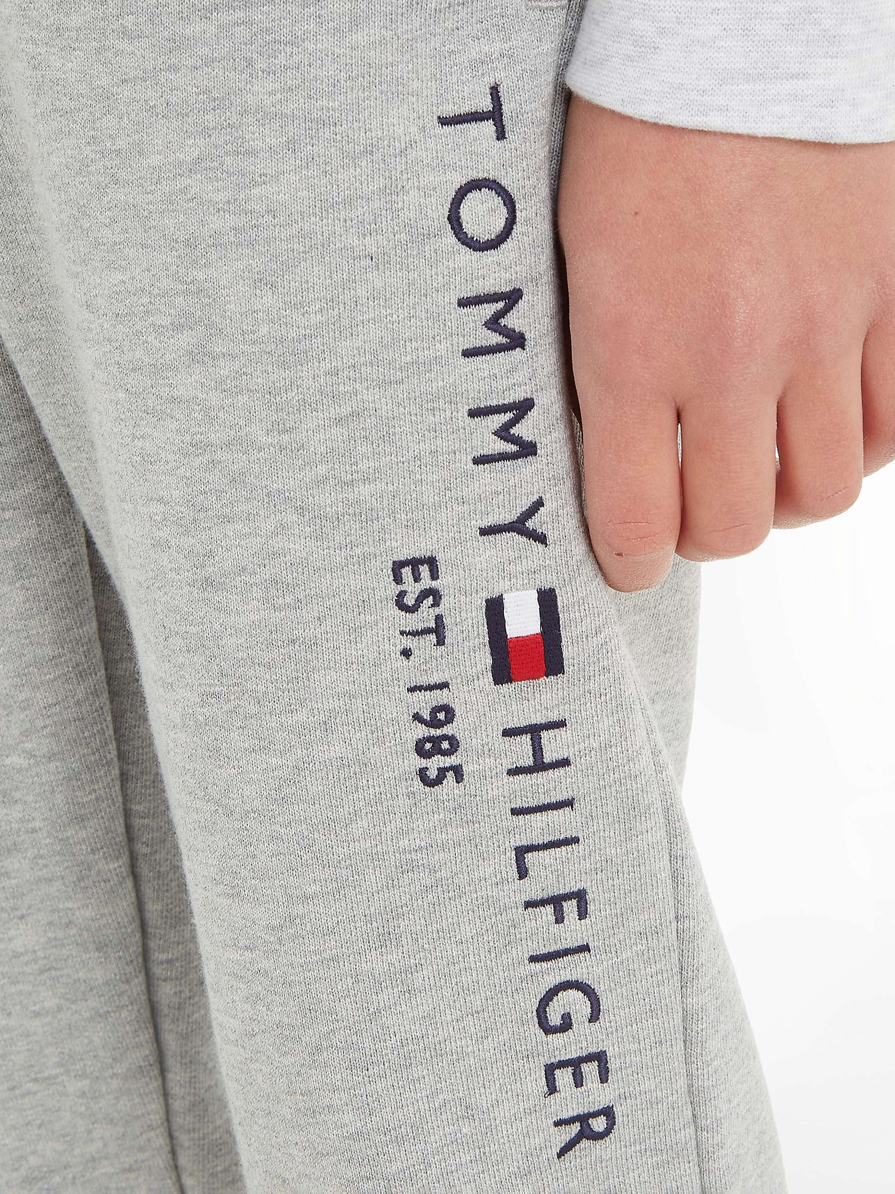 Buy Tommy Hilfiger Kids' Essential Organic Cotton Logo Joggers Online at johnlewis.com