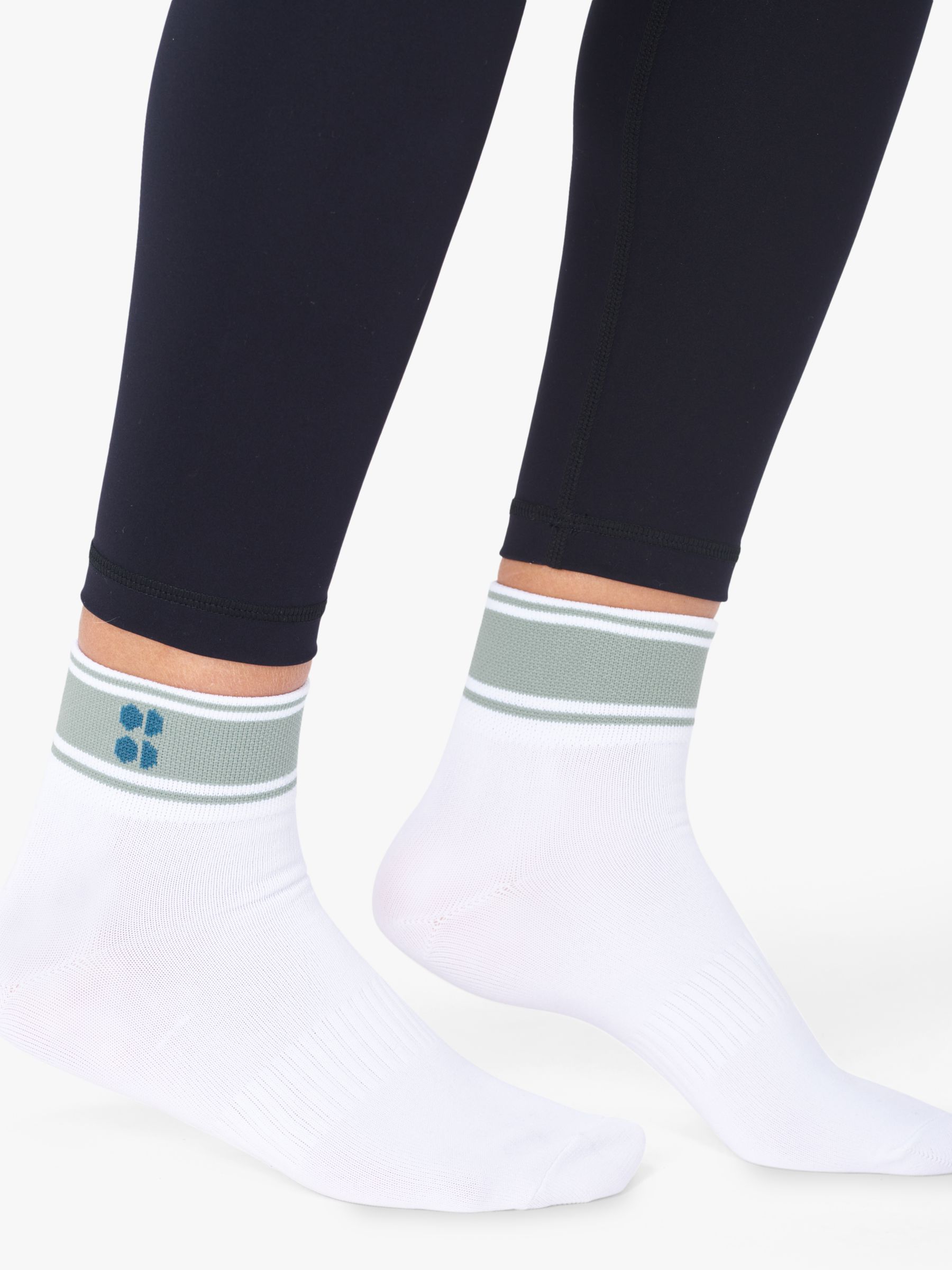 Sweaty Betty Workout Striped Ankle Trainer Socks