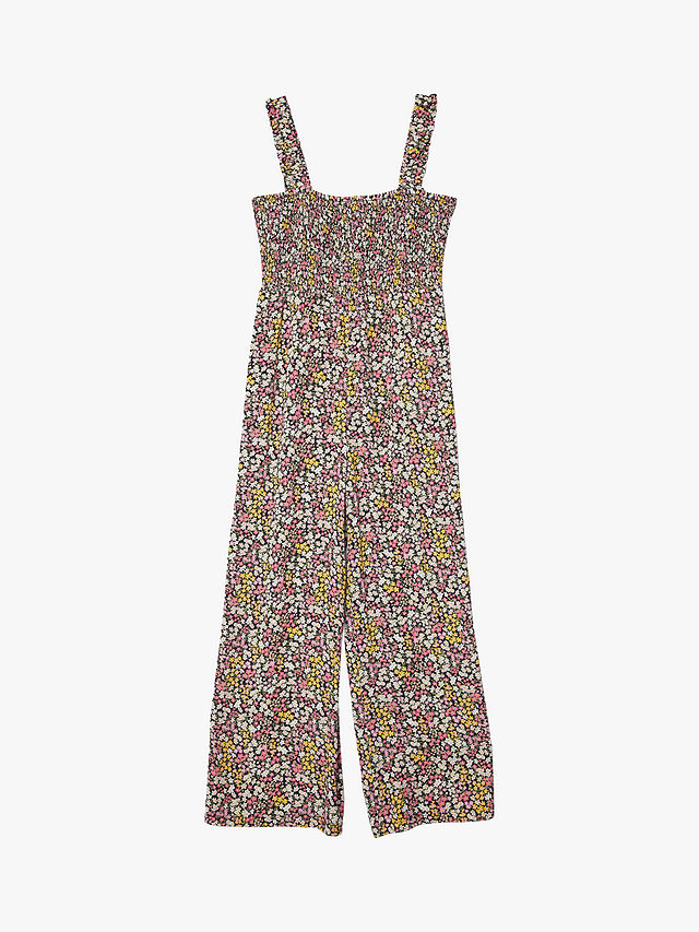 Albaray Ditsy Floral Jumpsuit, Pink/Multi, 8