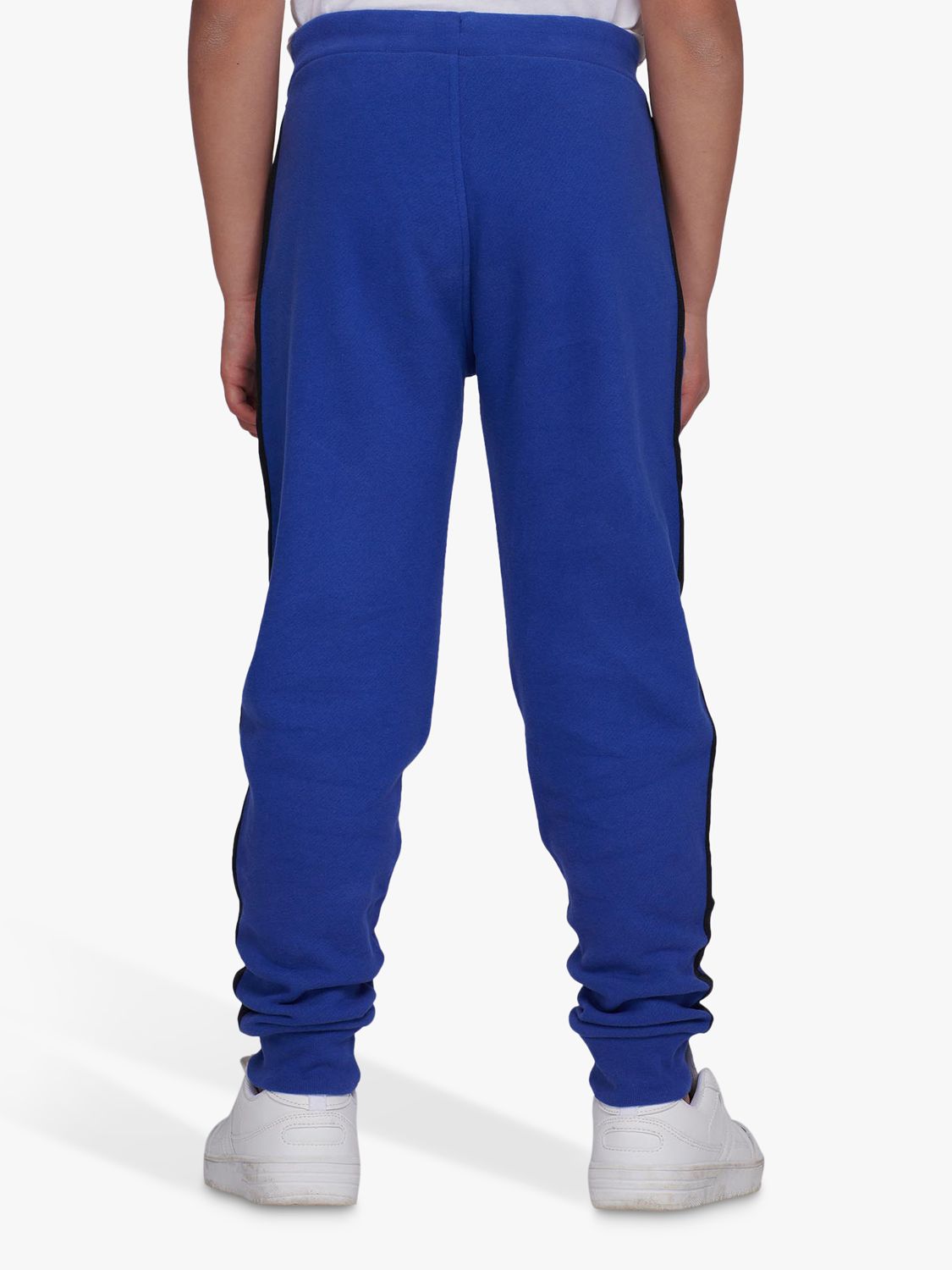 Barbour International Kids' Side Tape Joggers, Royal Blue at John Lewis ...