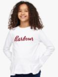Barbour Kids' Rebecca Long Sleeve T-Shirt, White