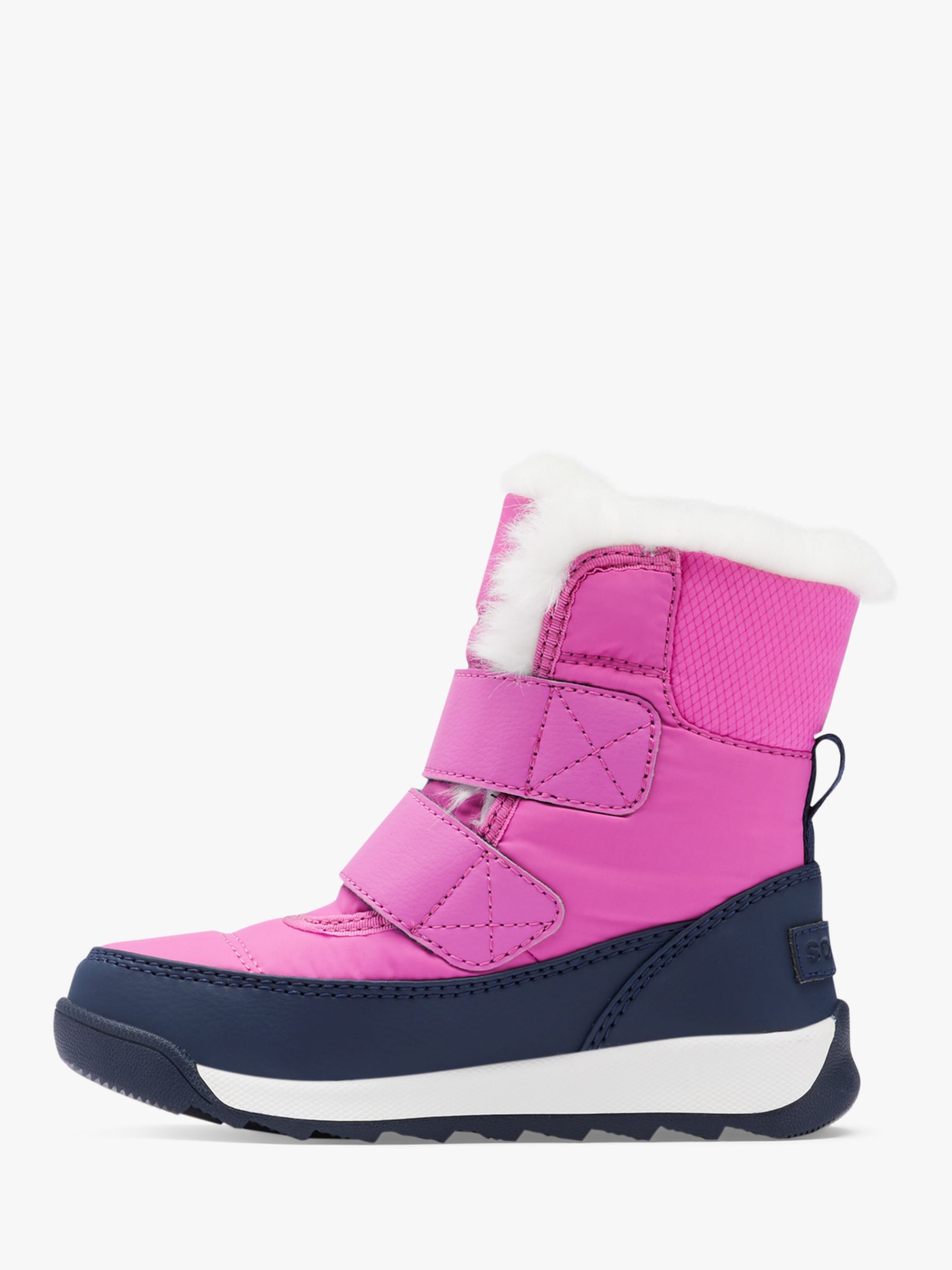 SOREL Kids' Whitney II Strap Waterproof Snow Boots, Bright Lavender ...