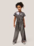 John Lewis & Partners Kids' Shimmer Jumpsuit, Multi