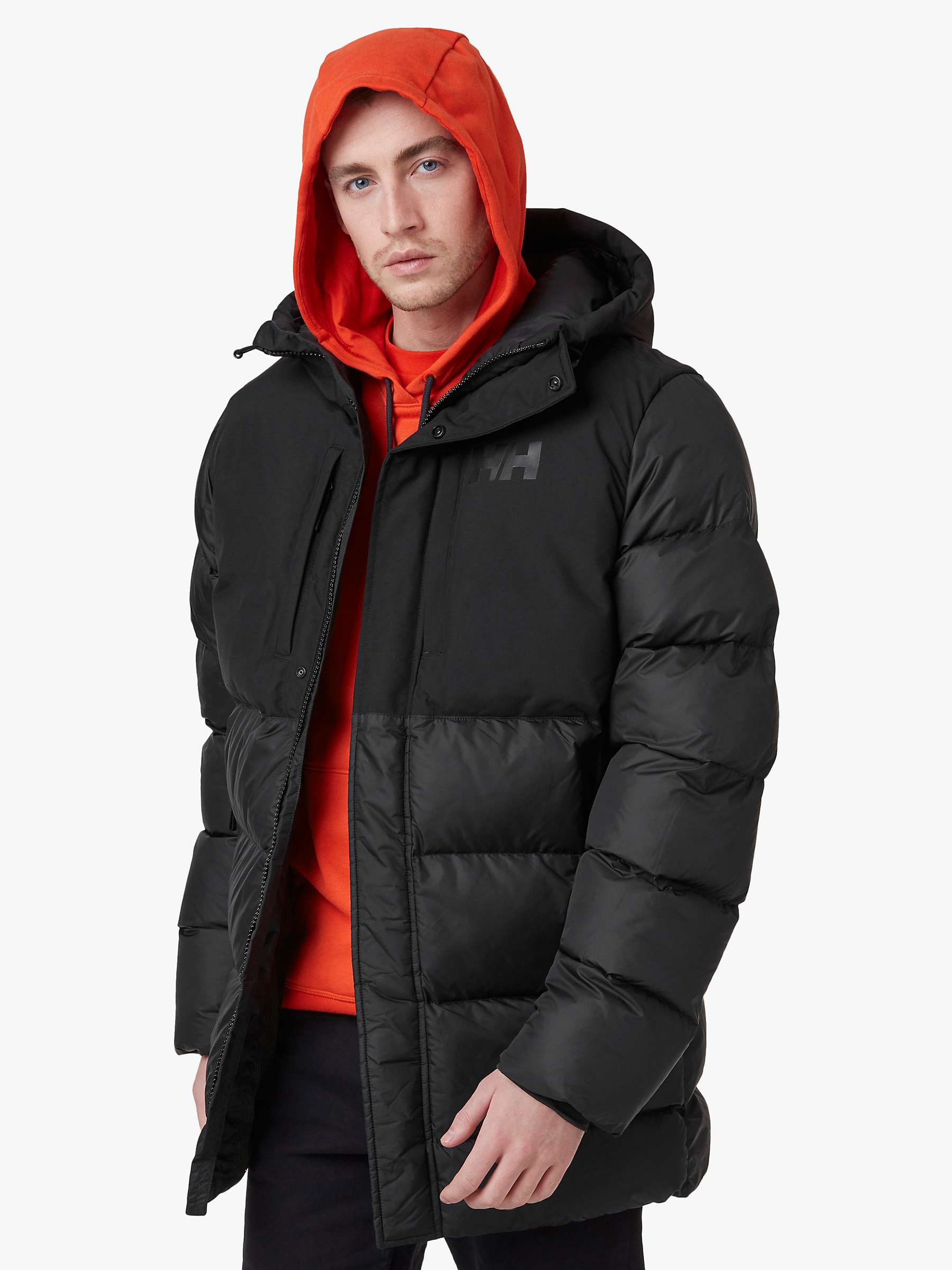 Buy Helly Hansen Active Puffer Men's Long Insulated Jacket Online at johnlewis.com