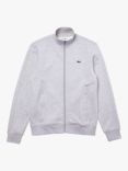 Lacoste Cotton Blend Zip Funnel Neck Sweatshirt, Grey