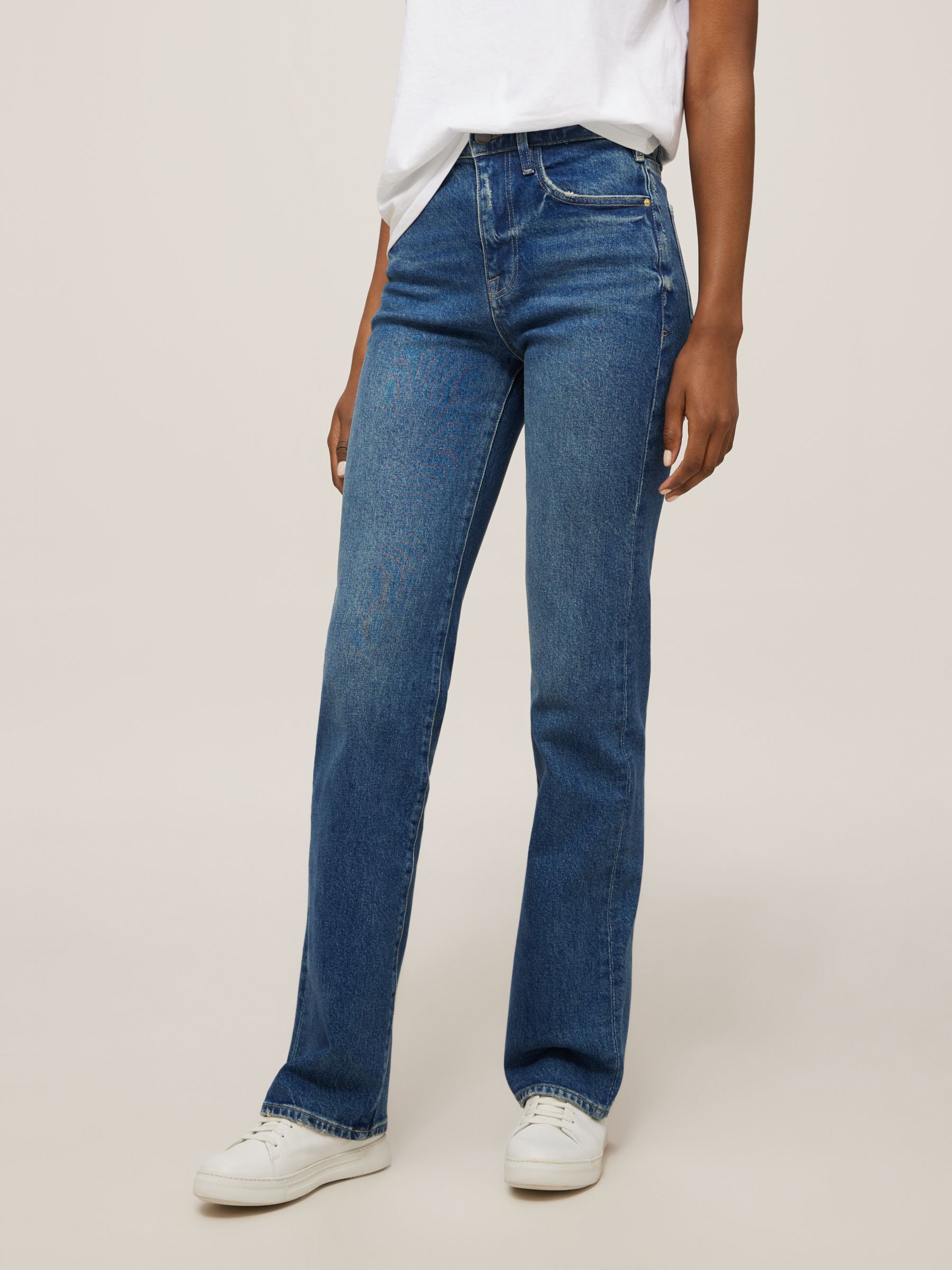 FRAME Jane Straight Leg Jeans, Golden Road