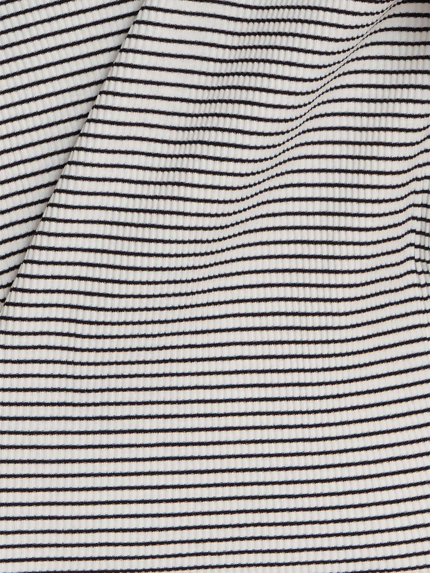 Buy Hobbs Gaia Ribbed Stripe Top, Ivory/Navy Online at johnlewis.com