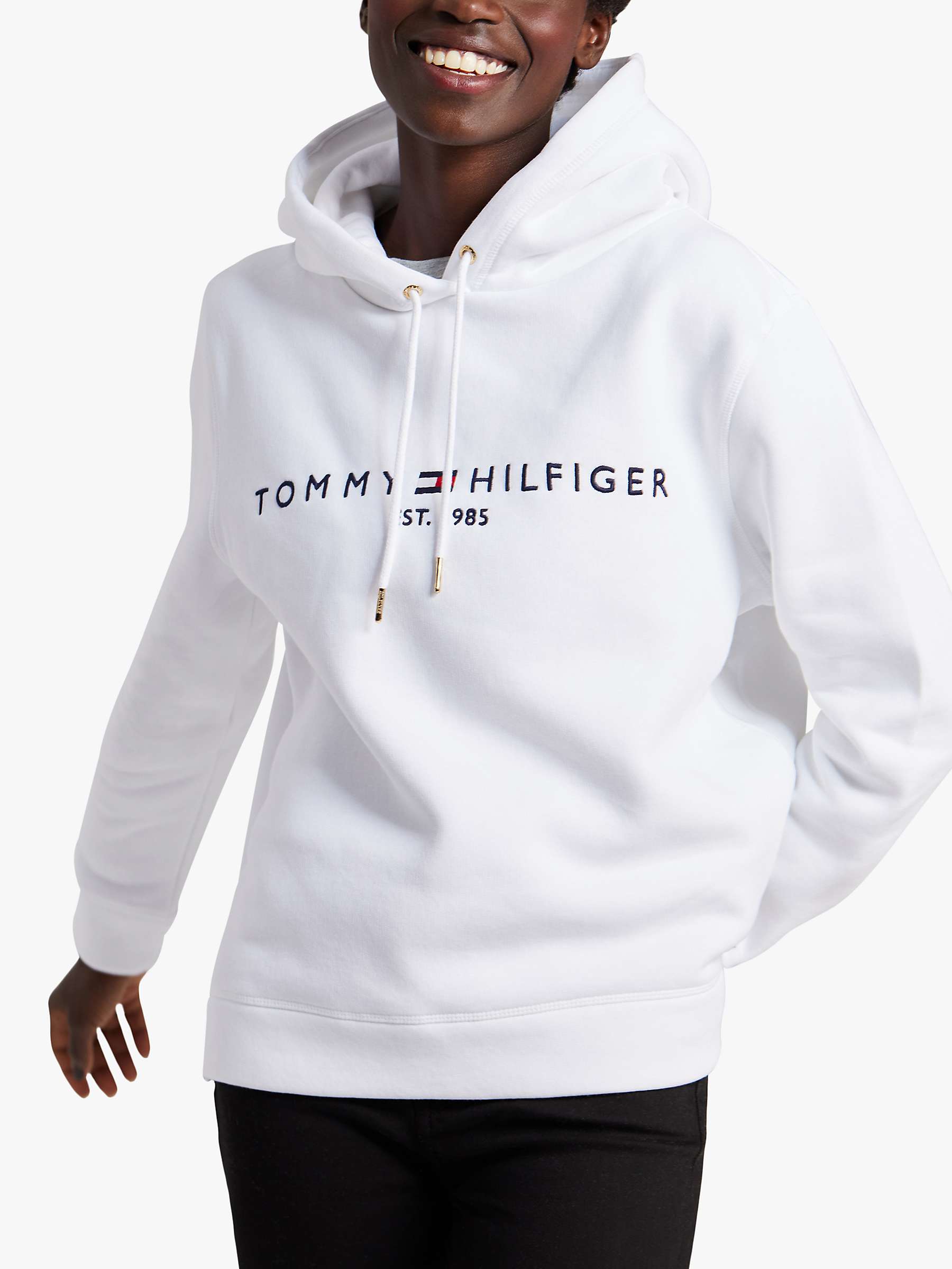 Buy Tommy Hilfiger Heritage Logo Hoodie Online at johnlewis.com
