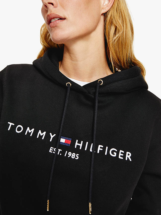 Tommy Hilfiger Heritage Logo Hoodie, Black