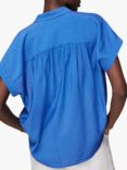 Whistles Nicola Relaxed Shirt, Blue