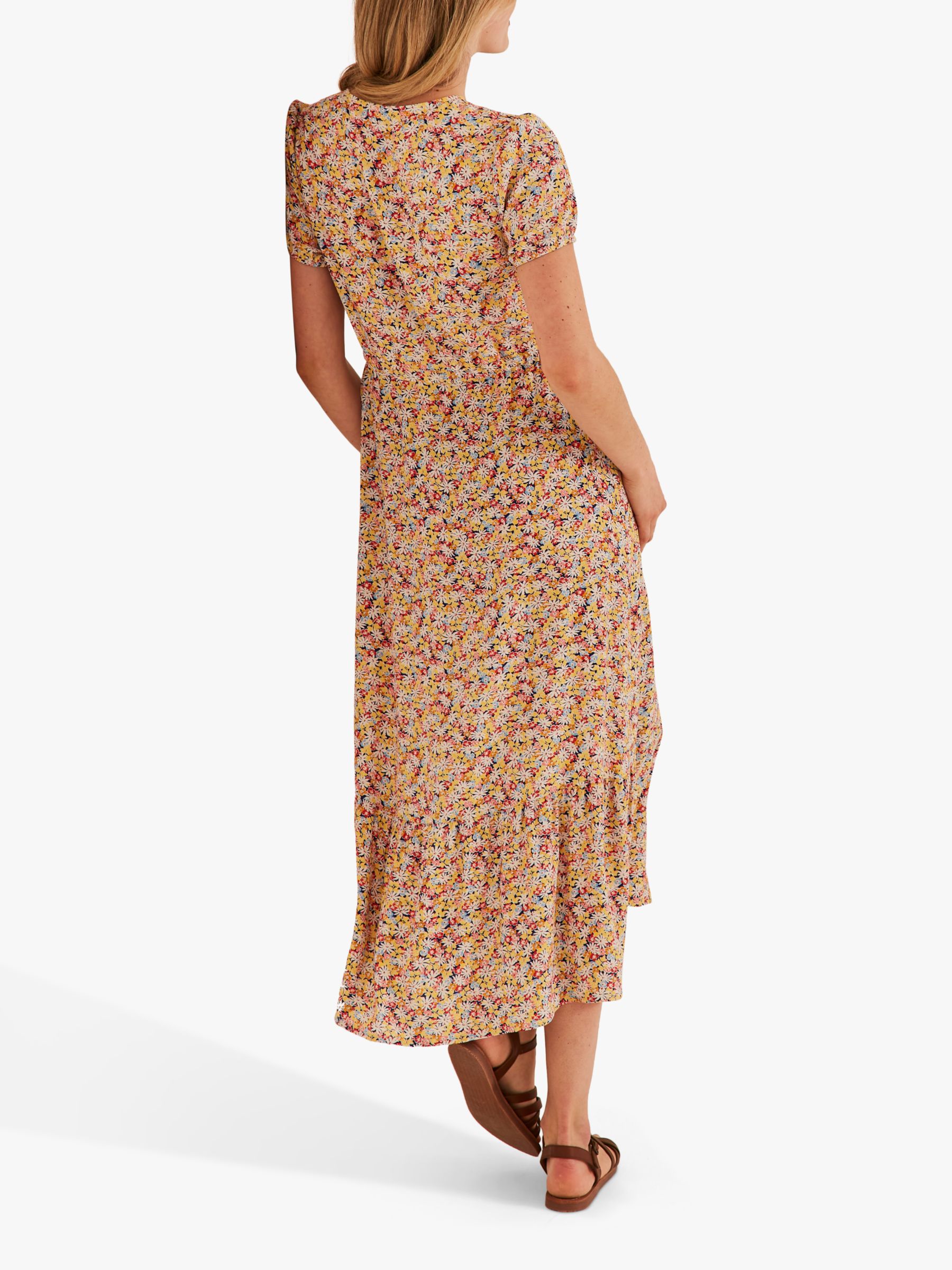Fatface Rochelle Floral Print Midi Dress Multi At John Lewis And Partners