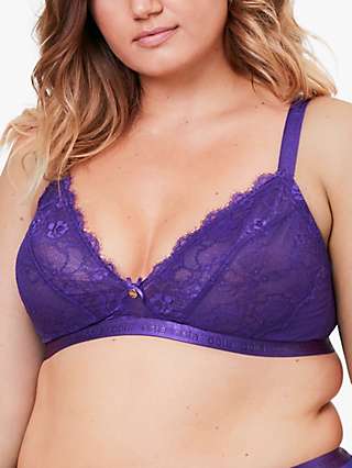 Oola Lingerie Lace and Logo Non Wired Soft Bra