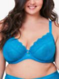 Oola Lingerie Lace and Logo Underwired Bra
