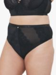 Oola Lingerie Lace and Logo Thong