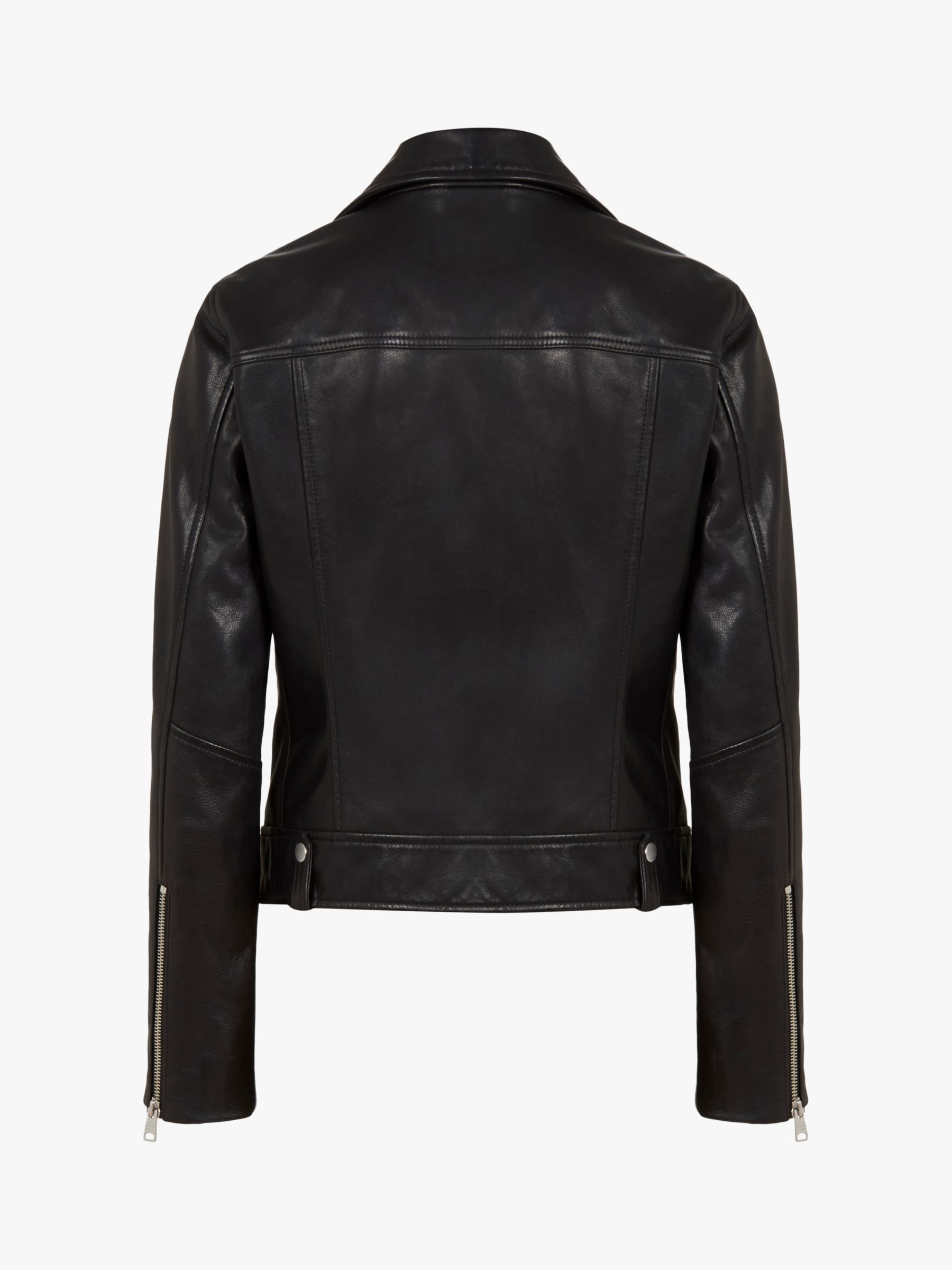 AllSaints Neko Leather Biker Jacket, Black