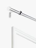 ANYDAY John Lewis & Partners Extendable Slot Top Curtain Pole Kit, Dia.13/16mm