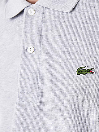 Lacoste L.13.12 Classic Regular Fit Long Sleeve Polo Shirt, Grey