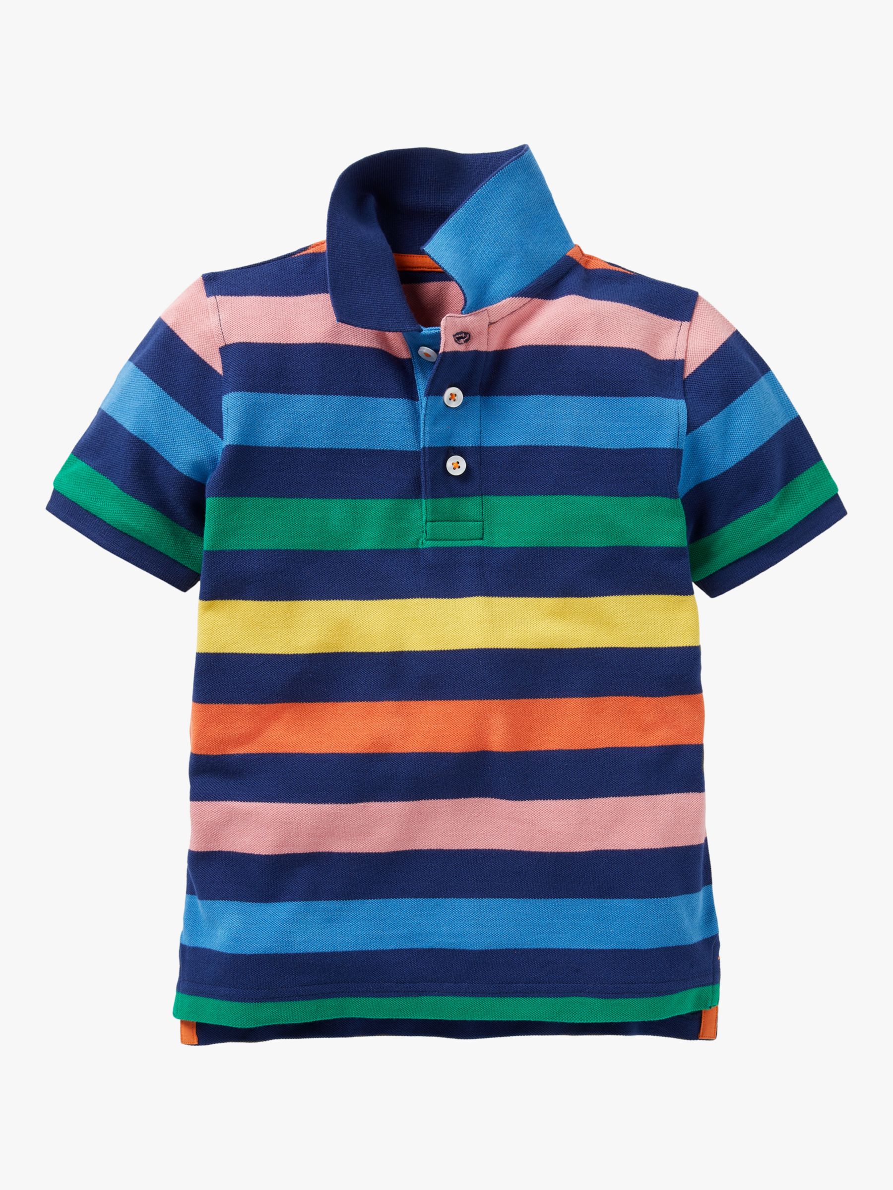Boys top MINI BODEN polo t-shirt striped age 2 3 4 5 6 7 8 9 10 years  NEW 