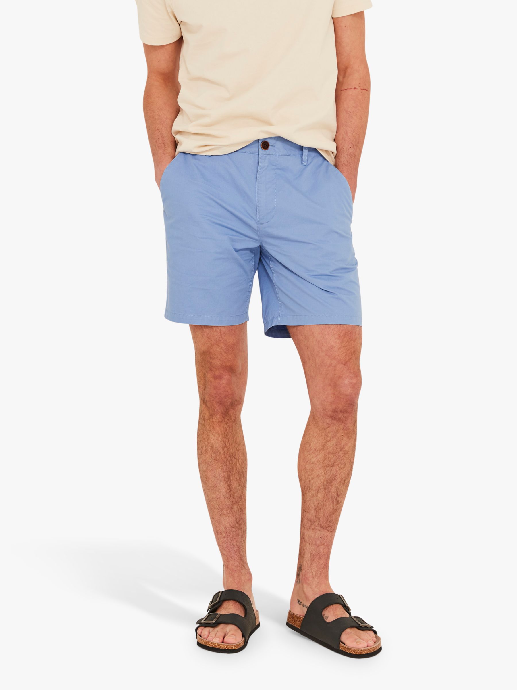 FatFace Whitby Chino Shorts, Cornflower at John Lewis & Partners