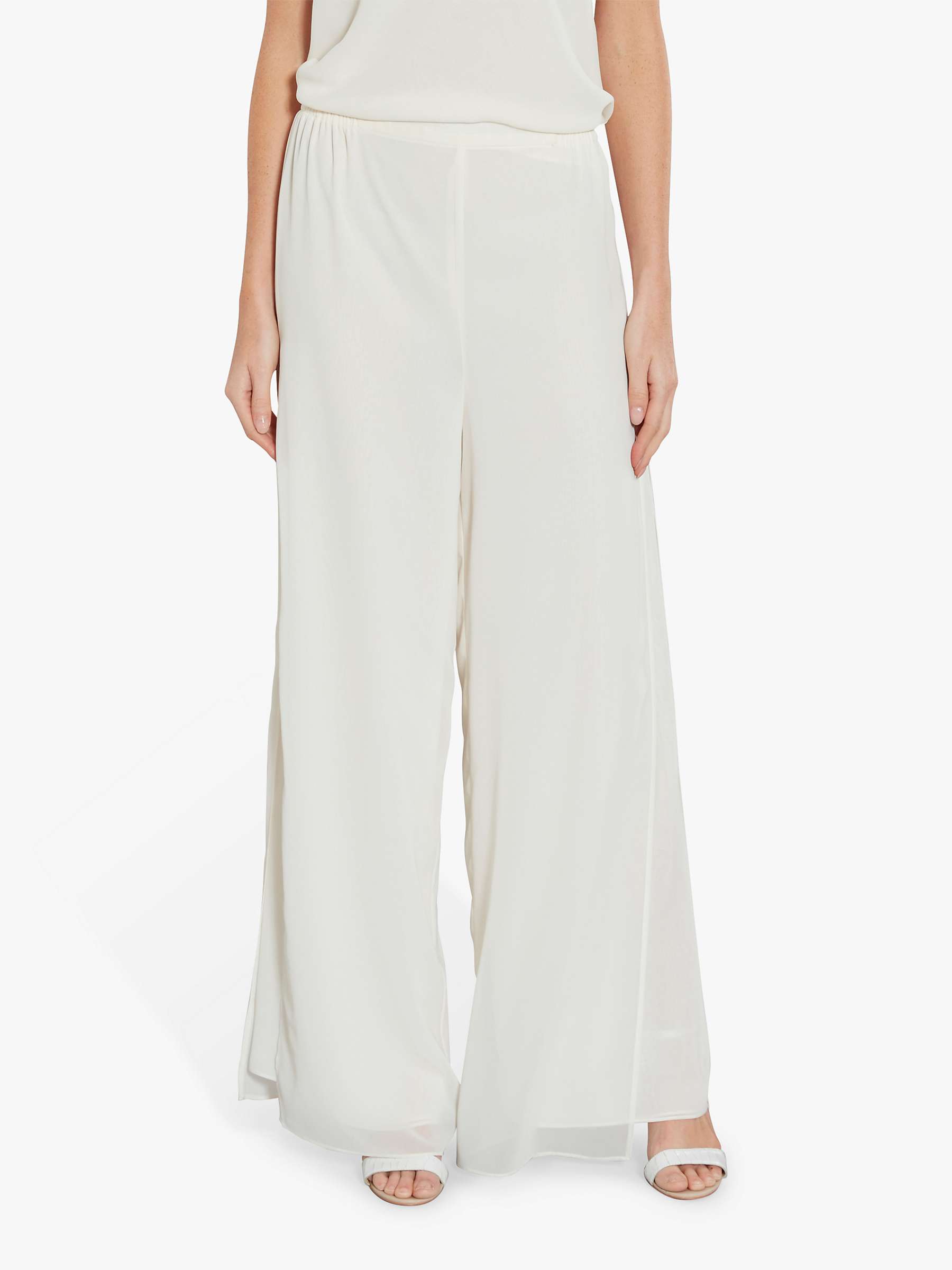 Buy Gina Bacconi Chiffon Layered Trousers With Slits Online at johnlewis.com