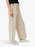 Phase Eight Maddy Wide Leg Trousers, Stone