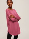 AND/OR Orla Slash Neck Stitch Jersey Top