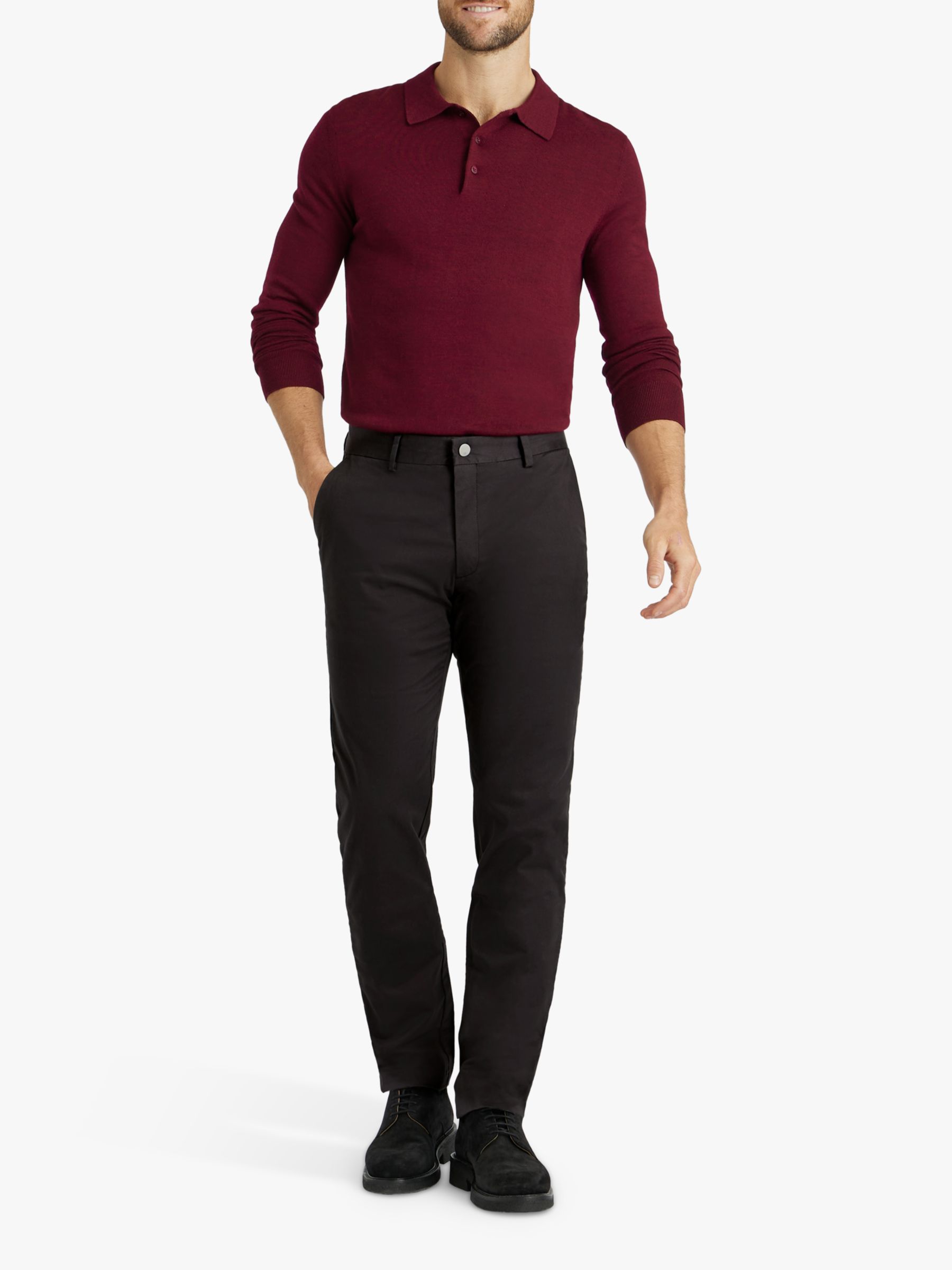 Buy SPOKE Sharps Cotton Blend Broad Thigh Chinos Online at johnlewis.com