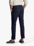 SPOKE Linen Blend Regular Thigh Chinos, Navy