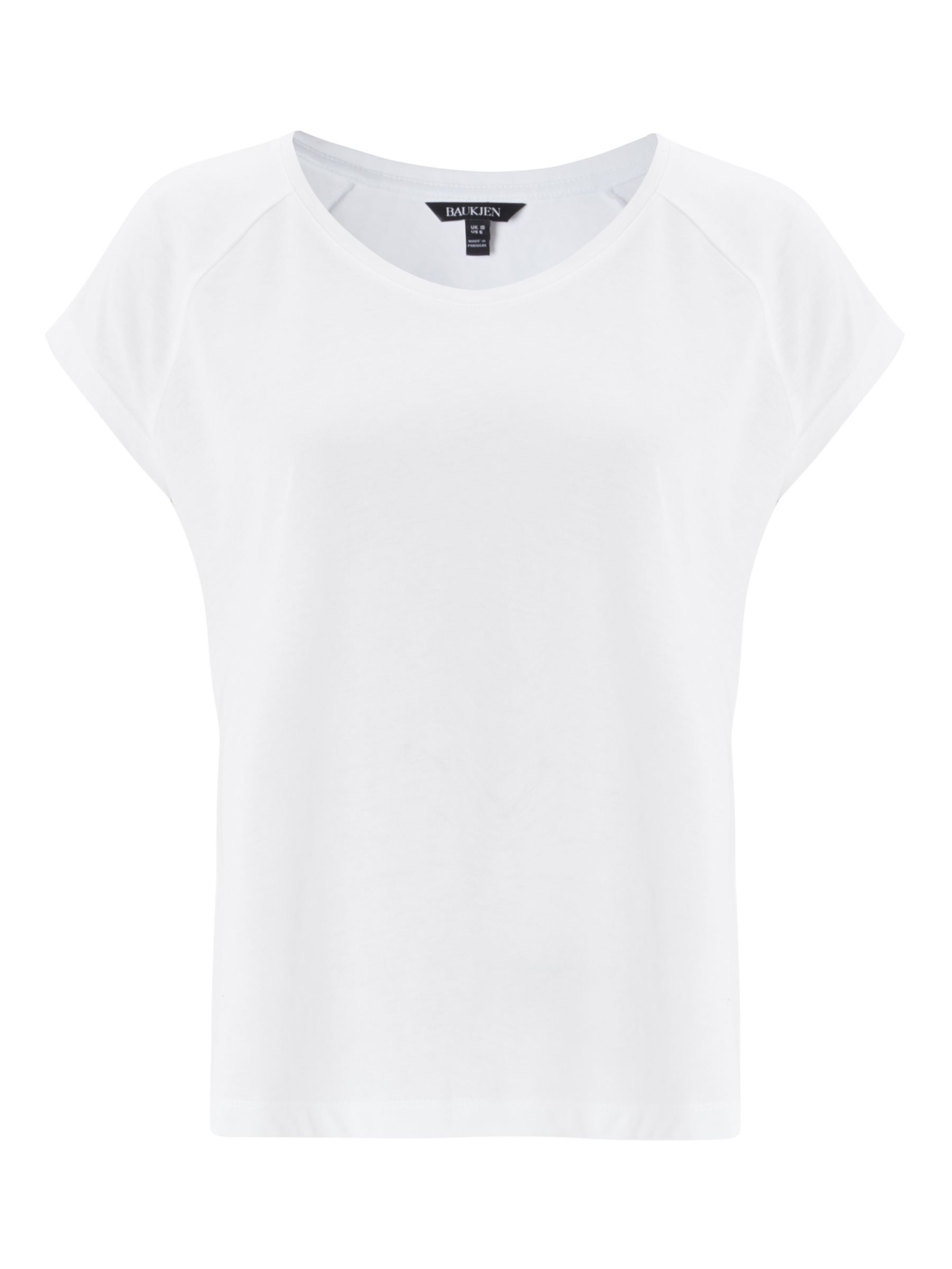 Buy Baukjen Catherine Raglan Cap Sleeve Top, Pure White Online at johnlewis.com