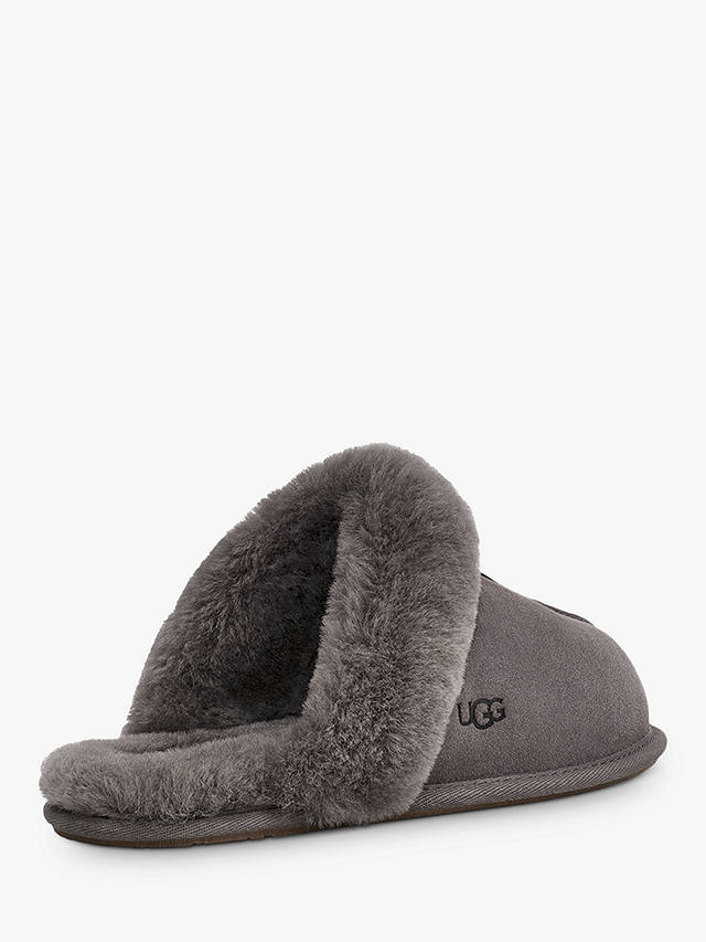 UGG Scuffette Sheepskin and Suede Slippers, Thundercloud