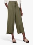 Whistles Textured Lightweight Cropped Trousers