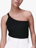 Whsitles Ribbed One Shoulder Top