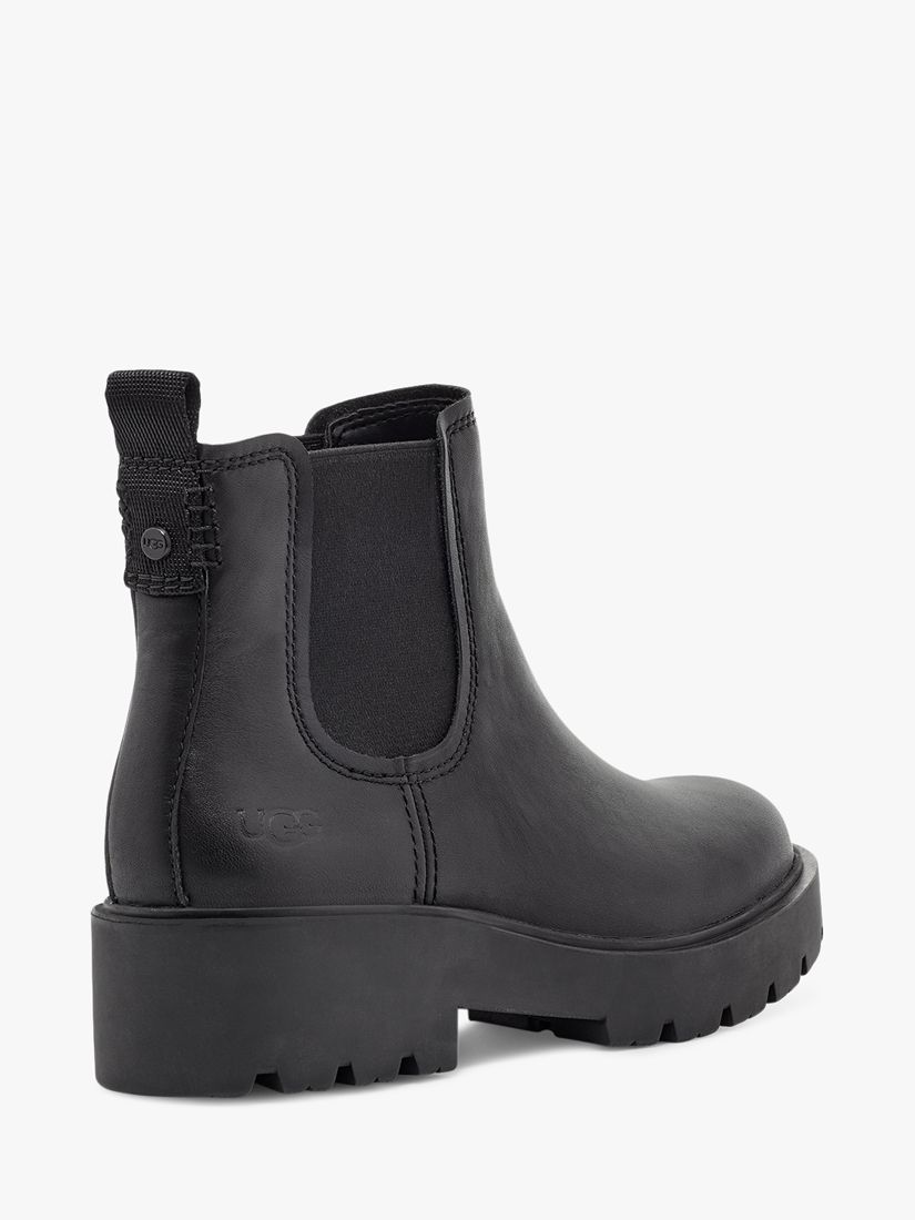 UGG Markstrum Leather Chelsea Boots, Black, Black, 7