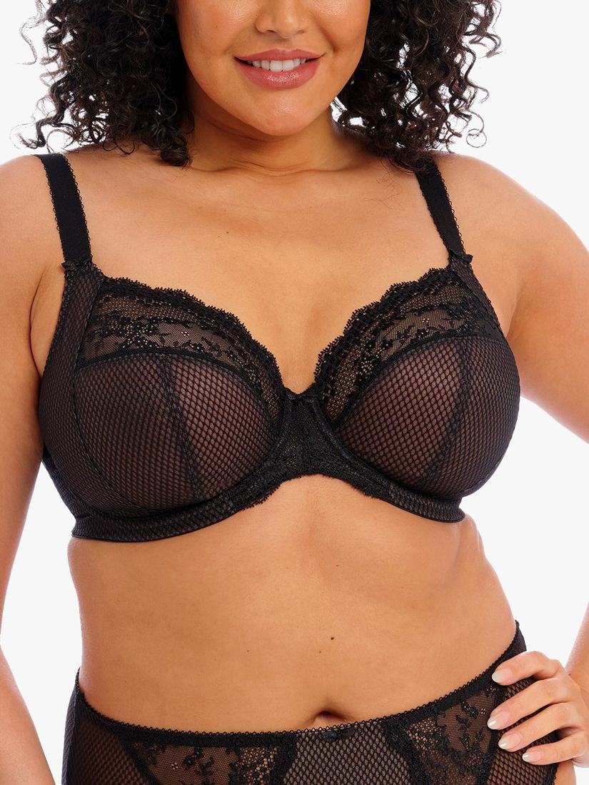 Playful Promises Bettie Page Melda Satin And Lace Bra at John Lewis &  Partners