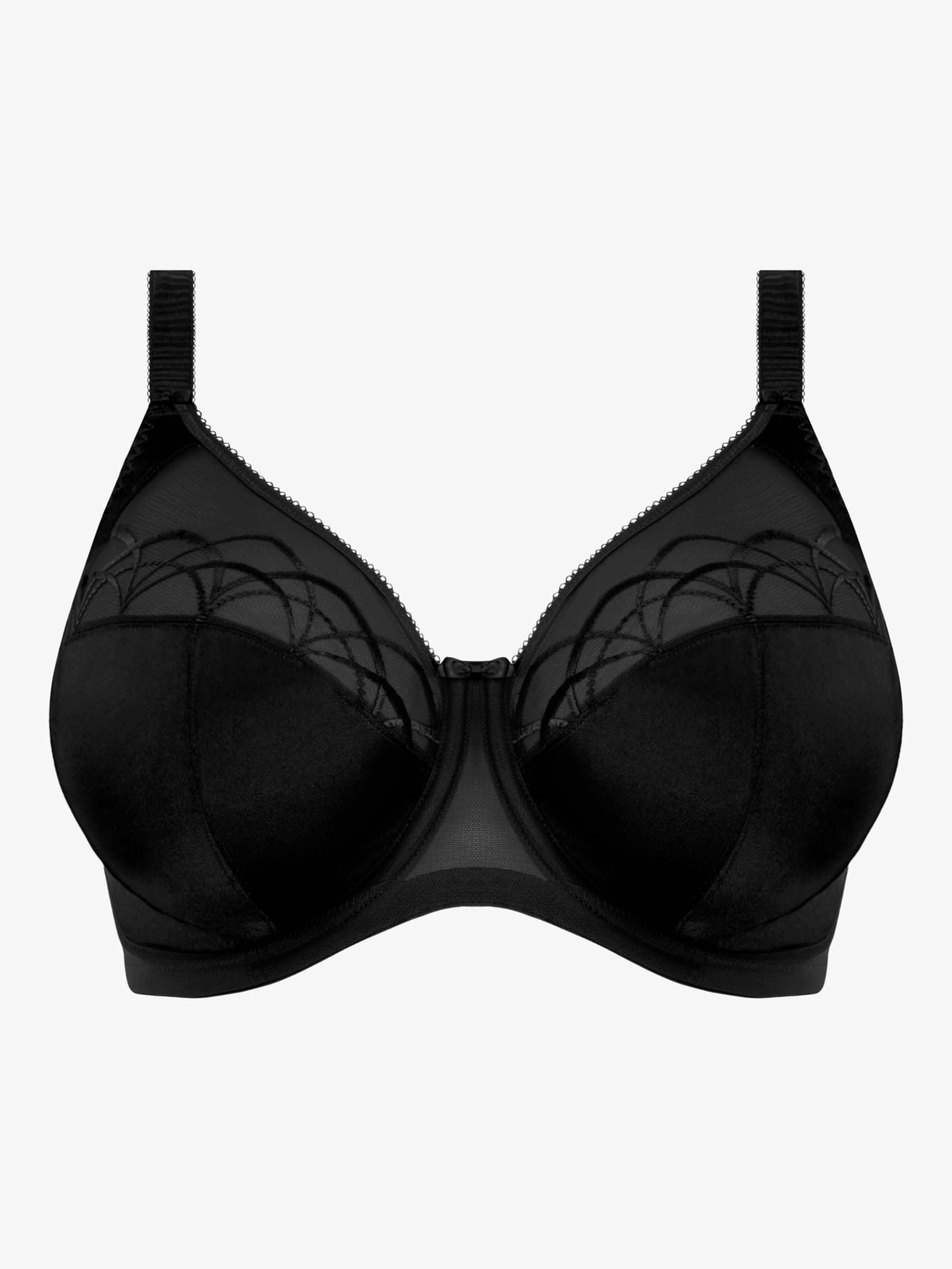 Oola Lingerie Everyday Full Cup Underwired Bra, Black at John