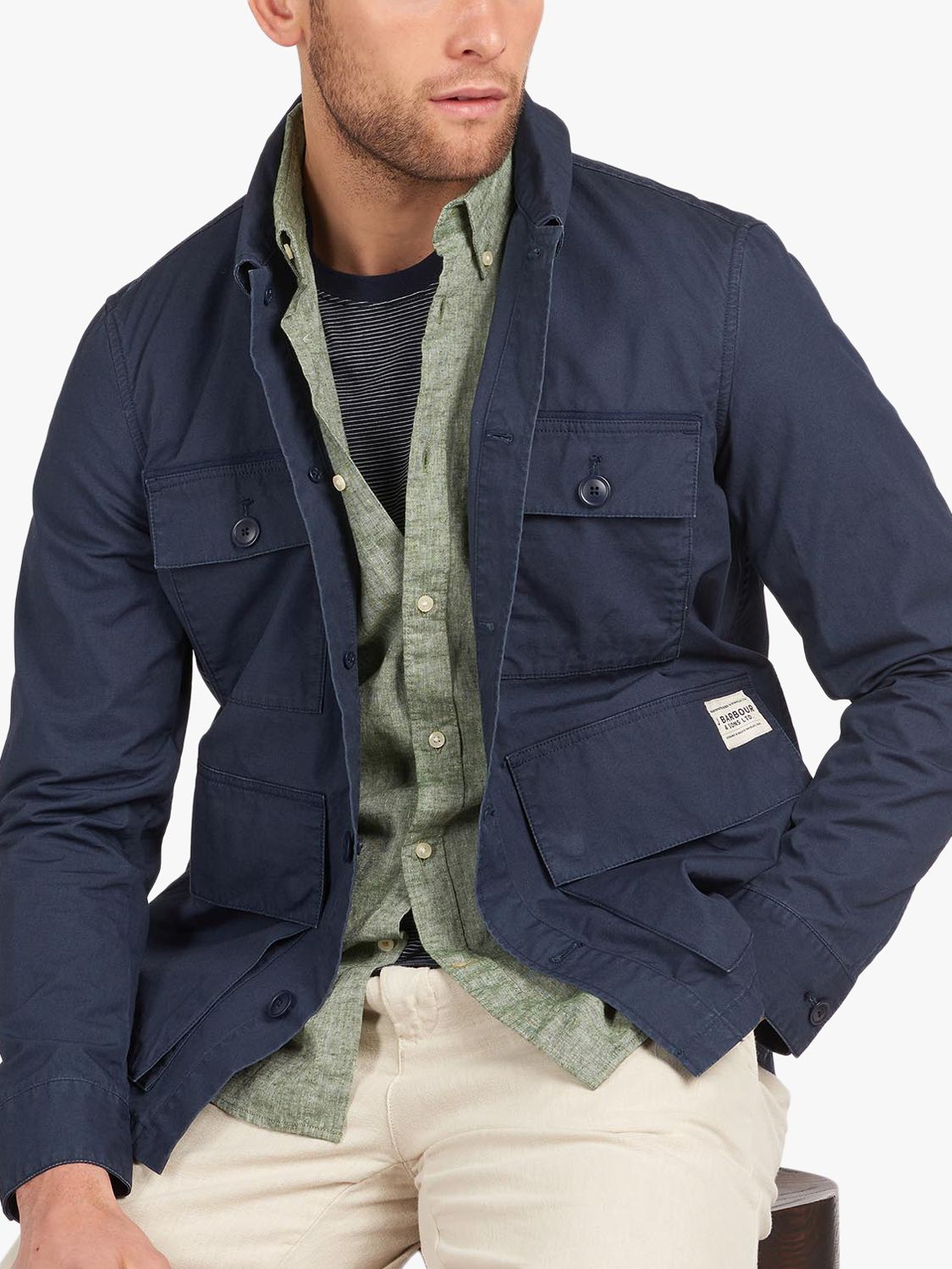 Barbour Casual Utility Jacket, Navy
