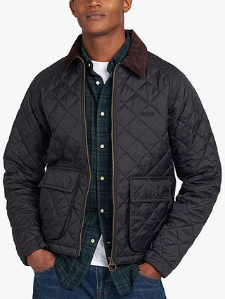 Barbour Box Quilted Jacket, Navy