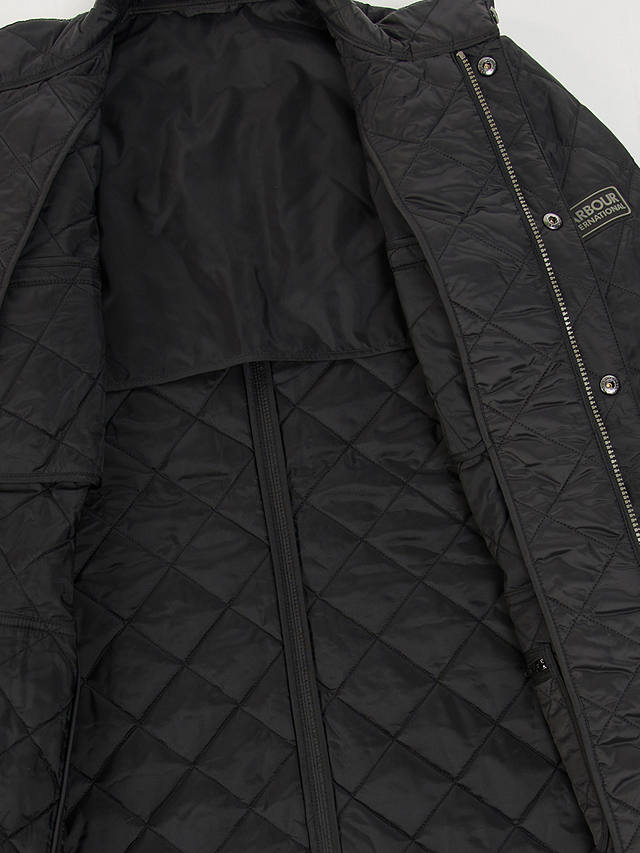 Barbour International Ariel Soft Touch Quilted Jacket, Black