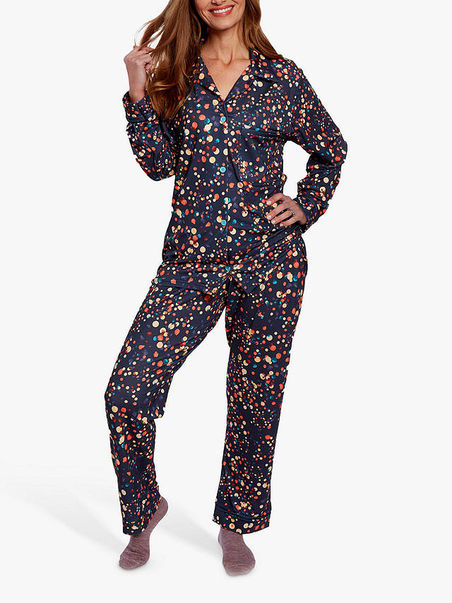 HotSquash Premium Jersey Pyjama Set, Colourful Dots
