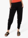 HotSquash Roll Top Yoga Harem Trousers, Bottle Green at John Lewis &  Partners