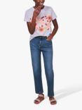 White Stuff Katy Relaxed Slim Leg Jeans, Blue