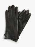 John Lewis & Partners Cashmere Lined Leather Double Stitch Row Gloves