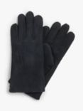 John Lewis Sheepskin Gloves, Navy