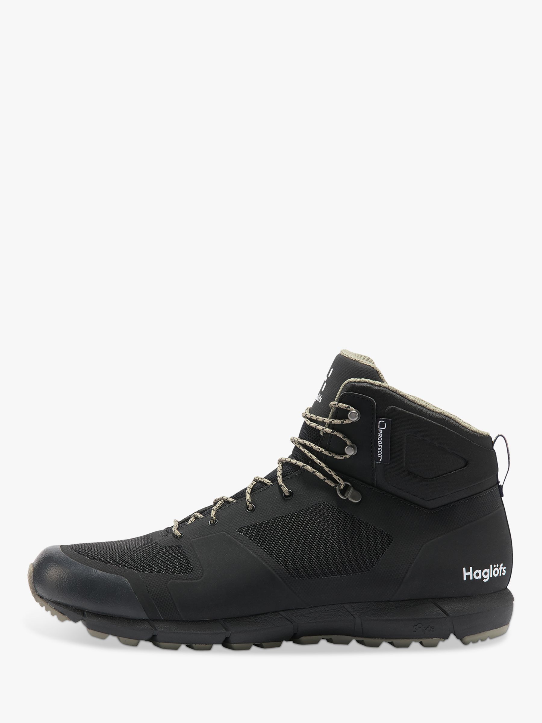Woods™ Men's Mid-Cut Lightweight Waterproof Hiking Boots, Black/Grey