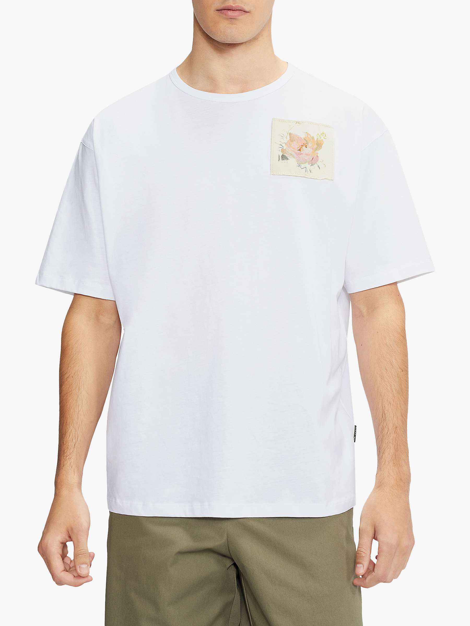 Buy Ted Baker Nofan Graphic Patch T-Shirt Online at johnlewis.com