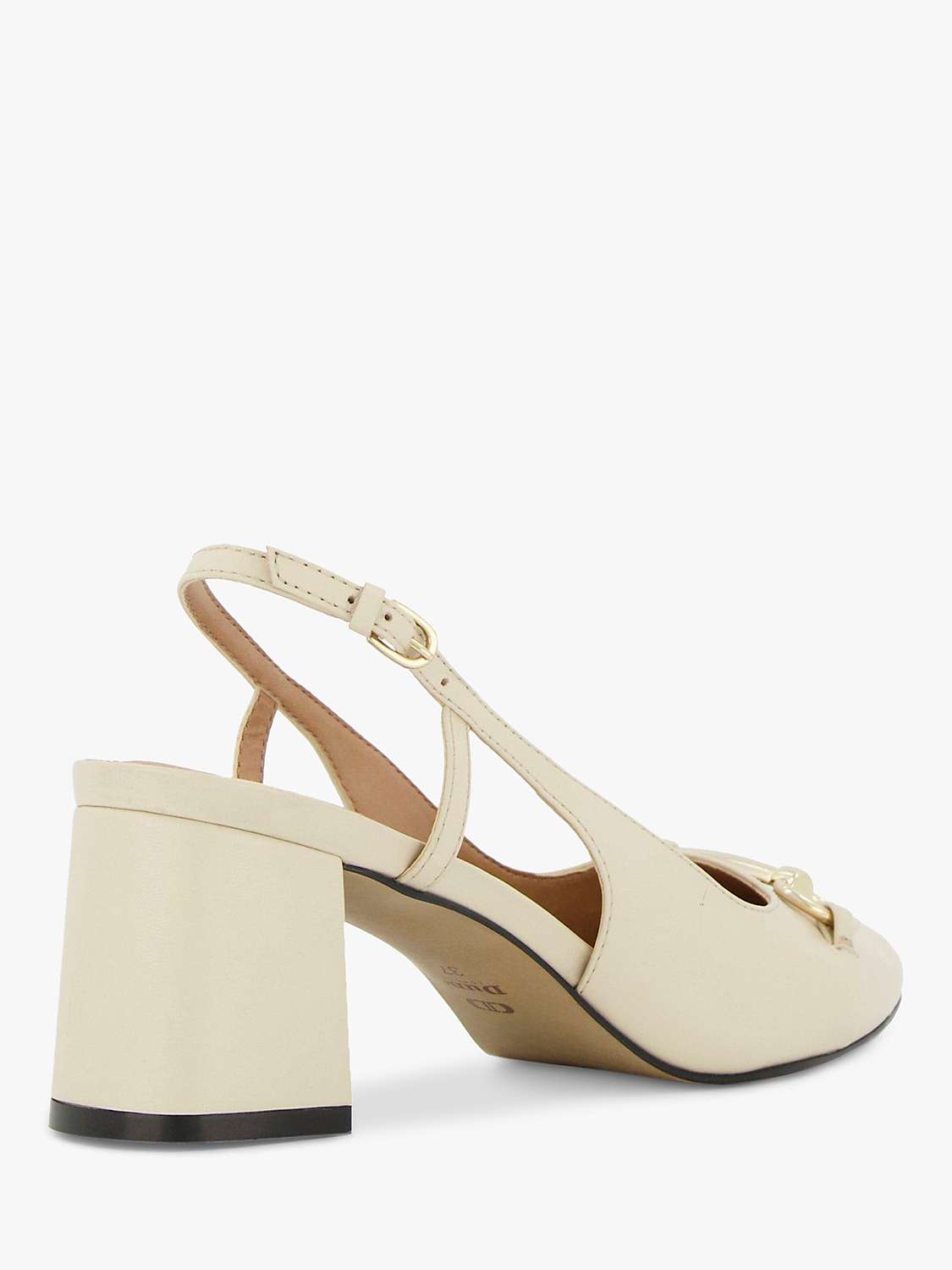 Buy Dune Cassie Leather Slingback Court Shoes Online at johnlewis.com