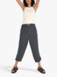 hush Karlie Cropped Linen Mix Trousers