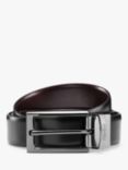HUGO BOSS Elvio Reversible Leather Belt, Black