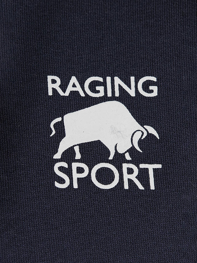 Raging Bull Logo Hoodie, Navy