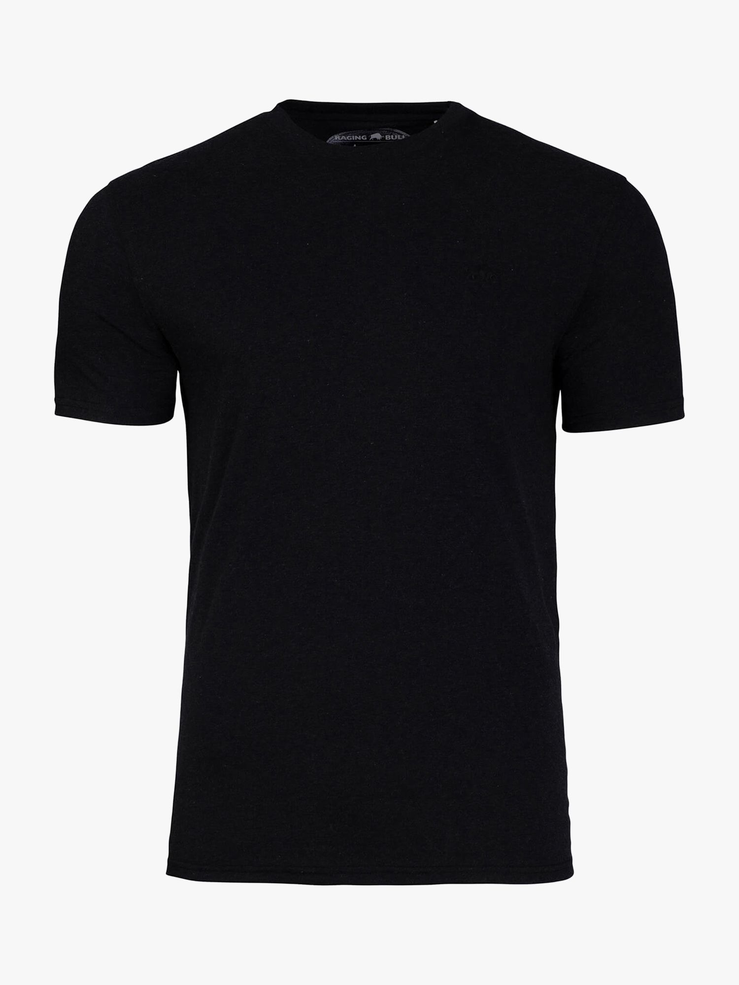 Raging Bull Classic Organic Cotton T-Shirt, Black at John Lewis & Partners